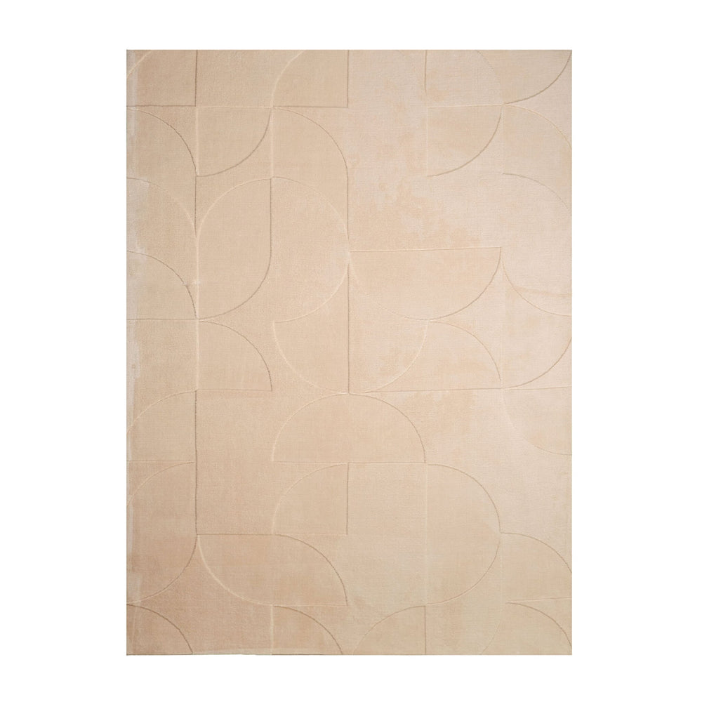 Scandinavian Rug - Charm Circles Beige