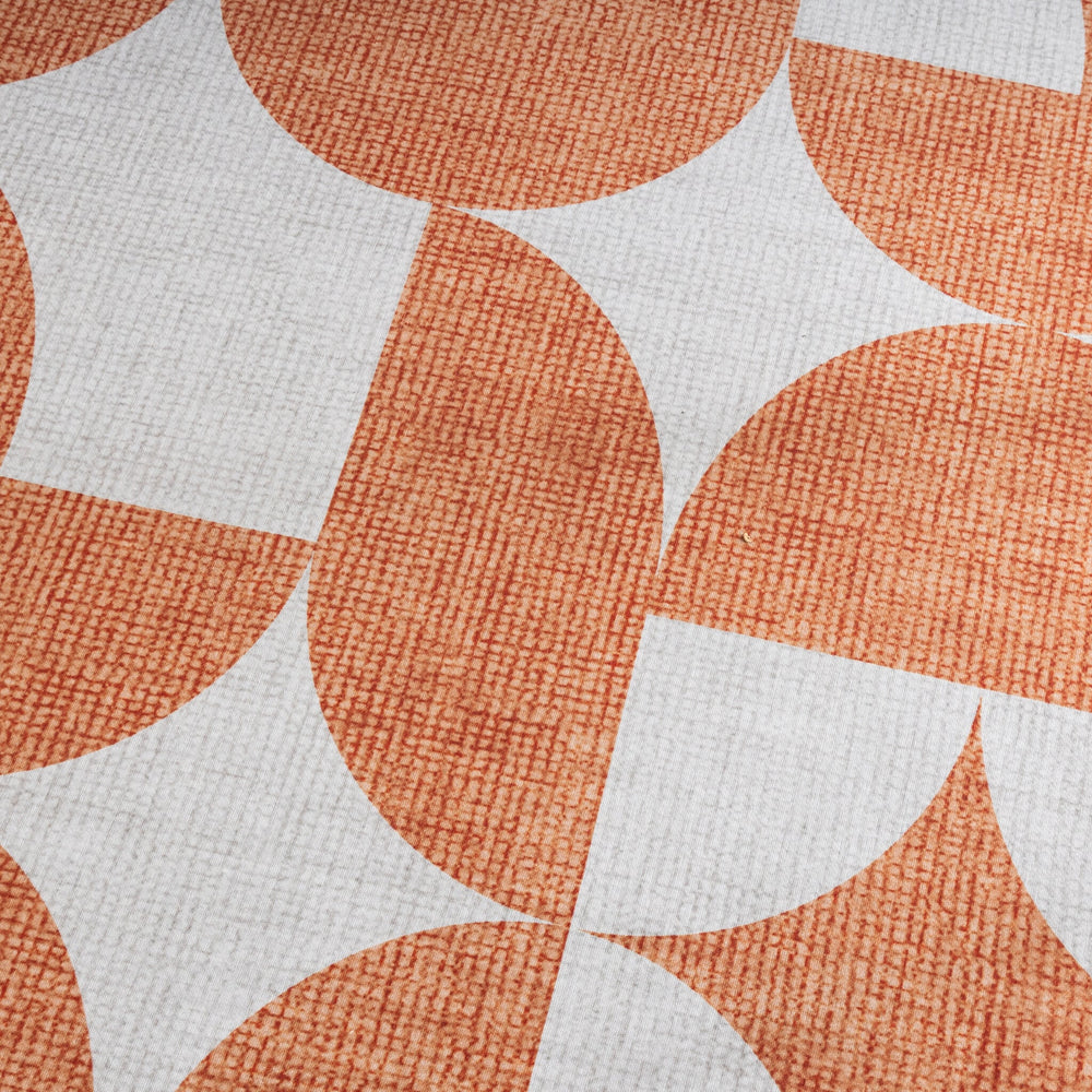 Abstract Outdoor Rug - Groovy Tiles Terra