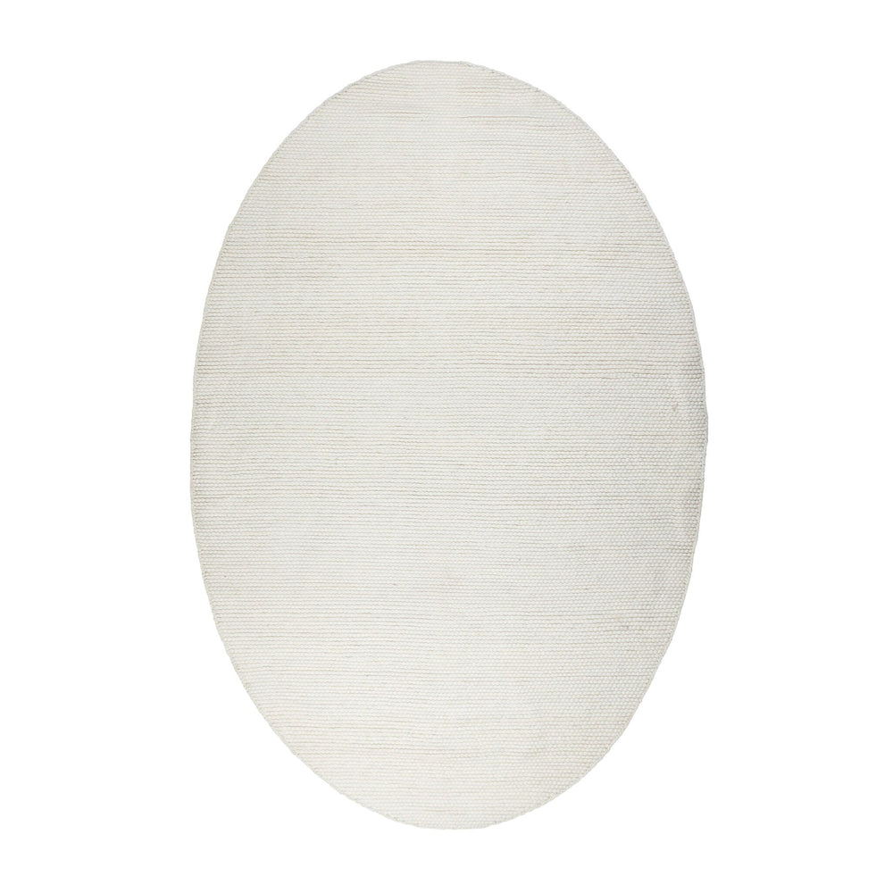 Wool Irregular Rug - Feline White