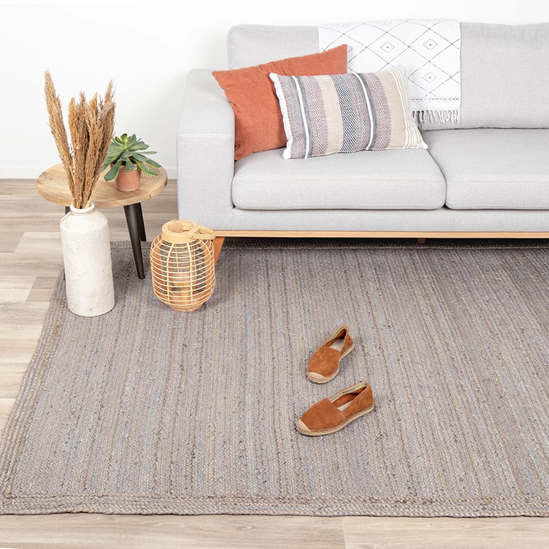 Jute Rug - Fair Grey