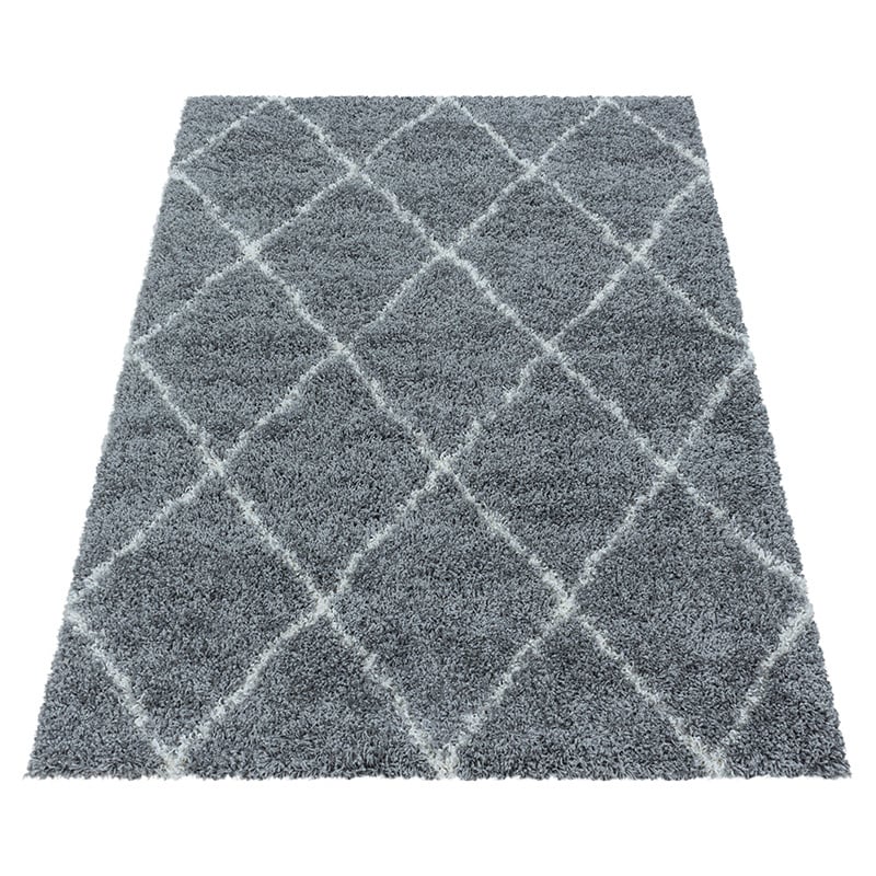 Berber Rug - Agadir Lines Grey/Cream