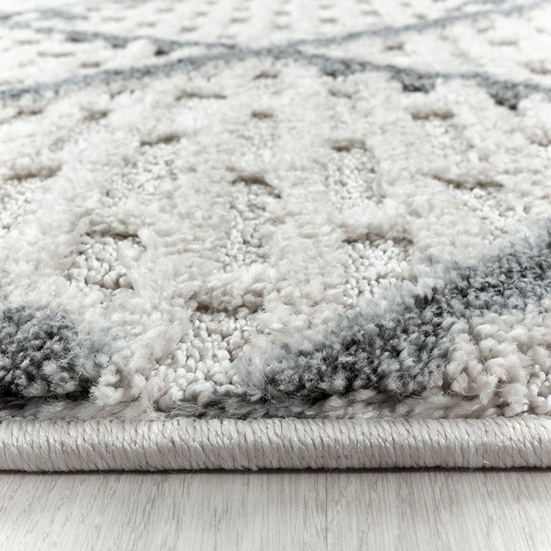 Scandinavian Floor Rug - Pitea Strangle Cream