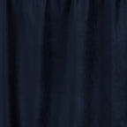 Velvet curtains - Dark blue - Hooks