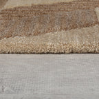 Abstract wool runner - Anko Beige