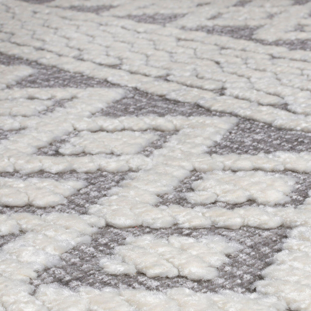 Washable floor rug - Galeo Jhansi Grey