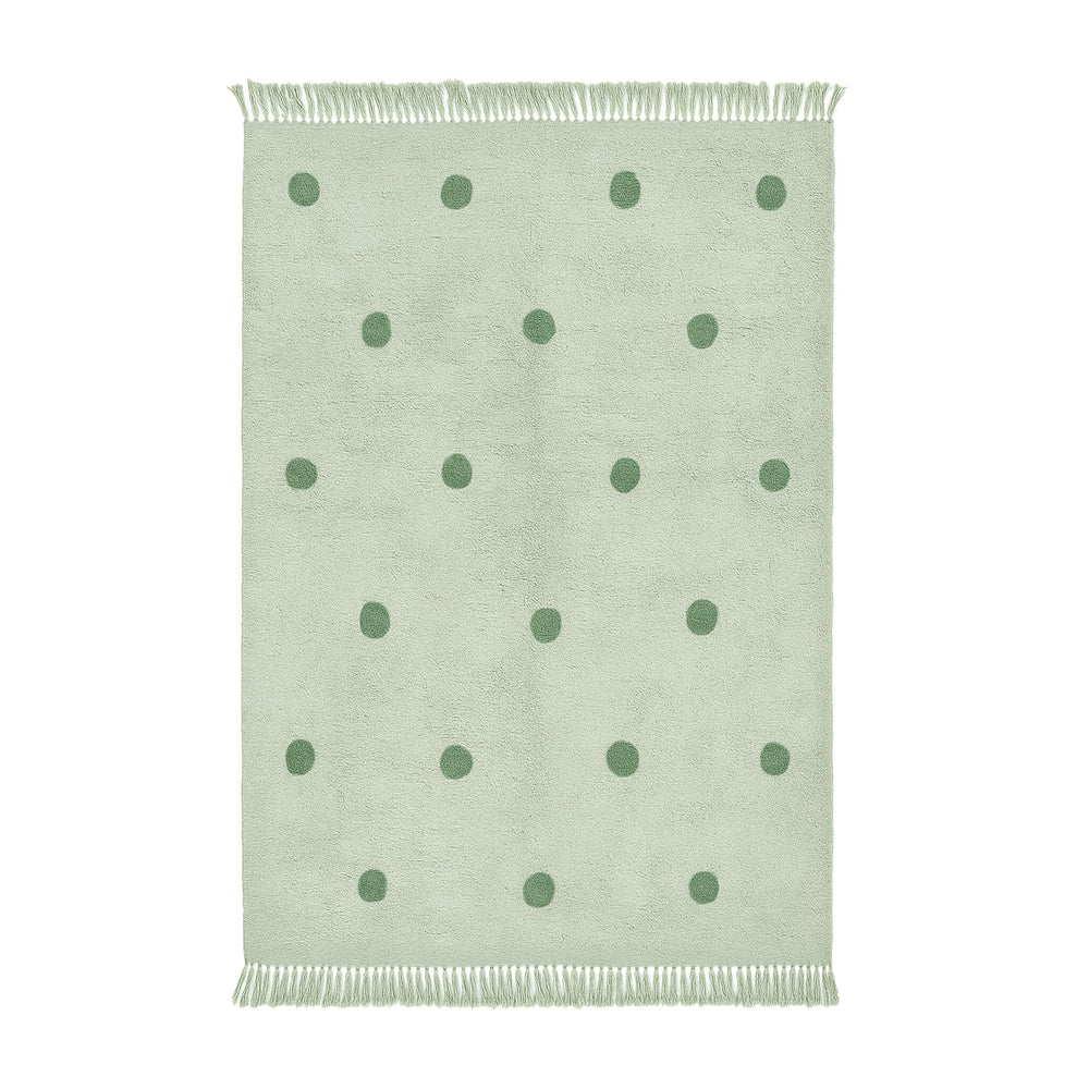 Kids’ Room Rug – Lou Dots Green