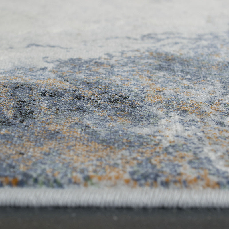 Oval modern rug - Aspen Blue 8656