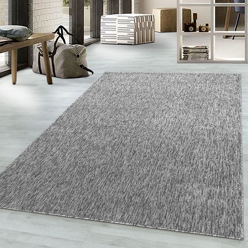 Low Pile Floor Rug - Nani Light Gray