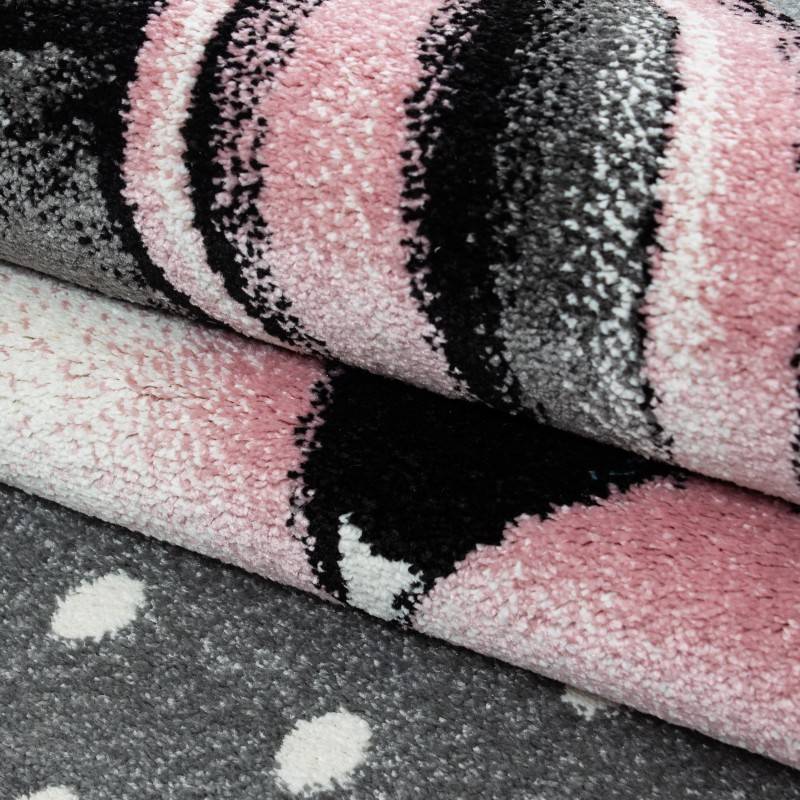 Children's floor rug Unicorn - Anna Pink