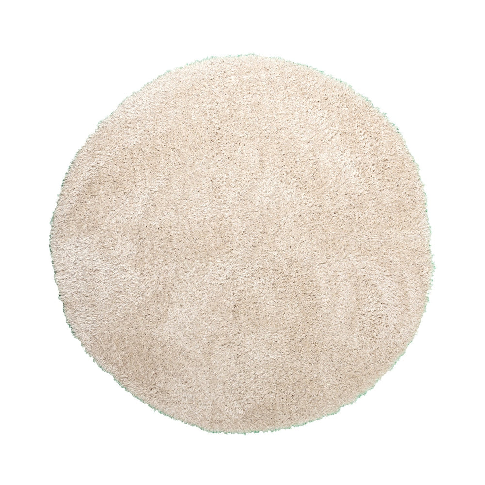 Round Shaggy Rug - Blaze Beige