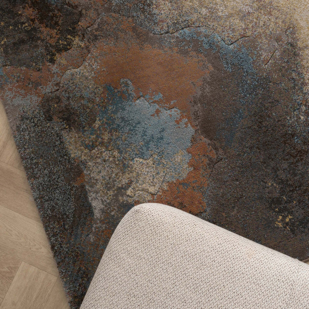 Industrial Rug - Raphael Blue/Terra