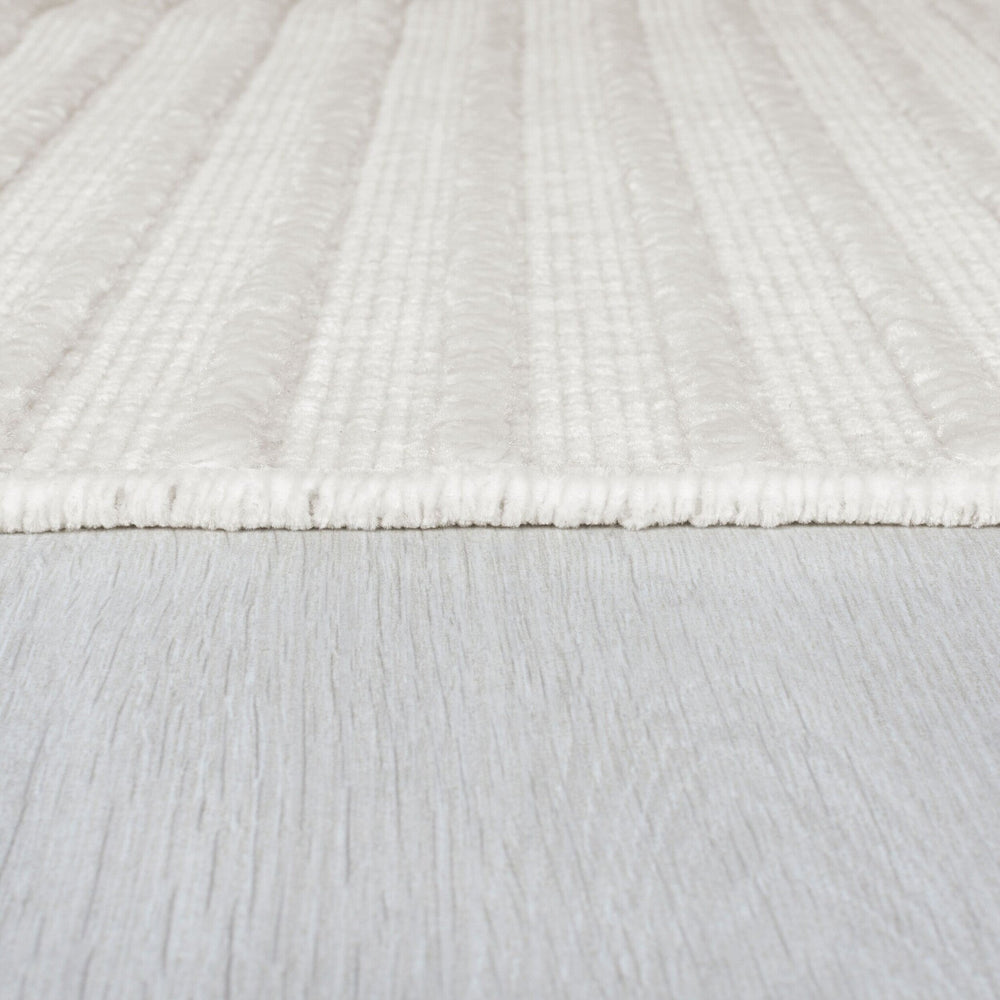 Washable floor rug - Elto Stripe Cream