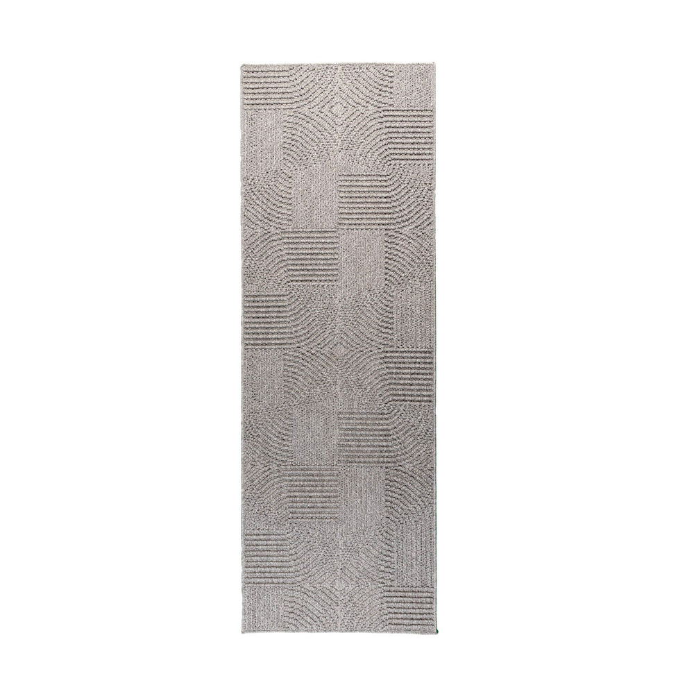 Runner – Hidde 3D Circles Grey