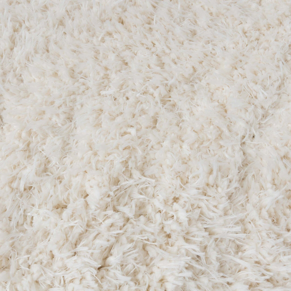 Shaggy Rug - Blaze Cream/White