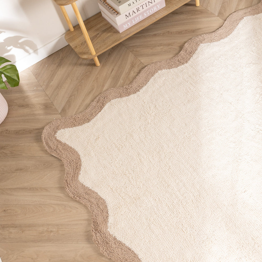 Washable Rug – Hazy Beige/Cream