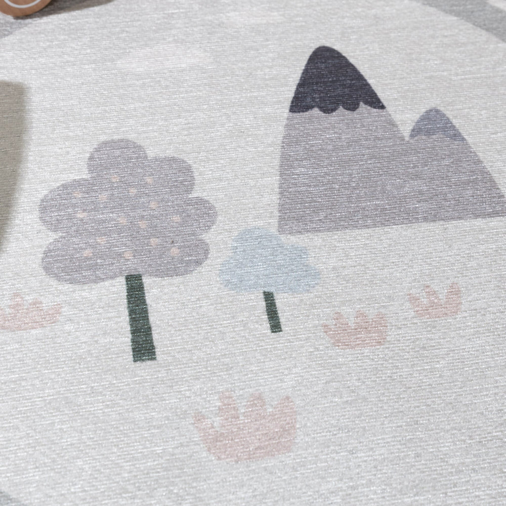 Car Play Rug - Rocky Ride White