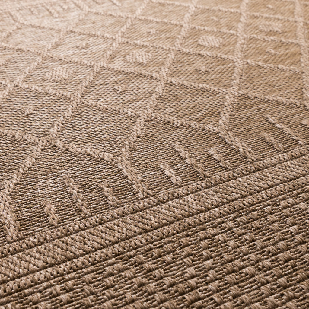 Indoor & outdoor rug - Dunes Geo Brown