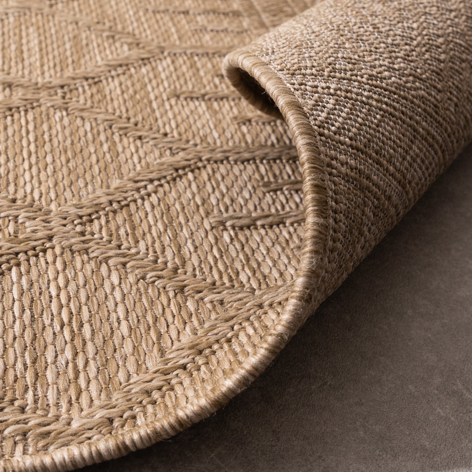 Indoor & outdoor rug - Dunes Geo Brown