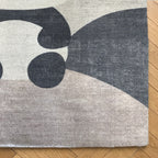 Children's room rug - Balou Panda Black/White