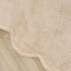 Round washable rug - Puck Beige