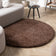 Round high-pile rug - Yves Brown