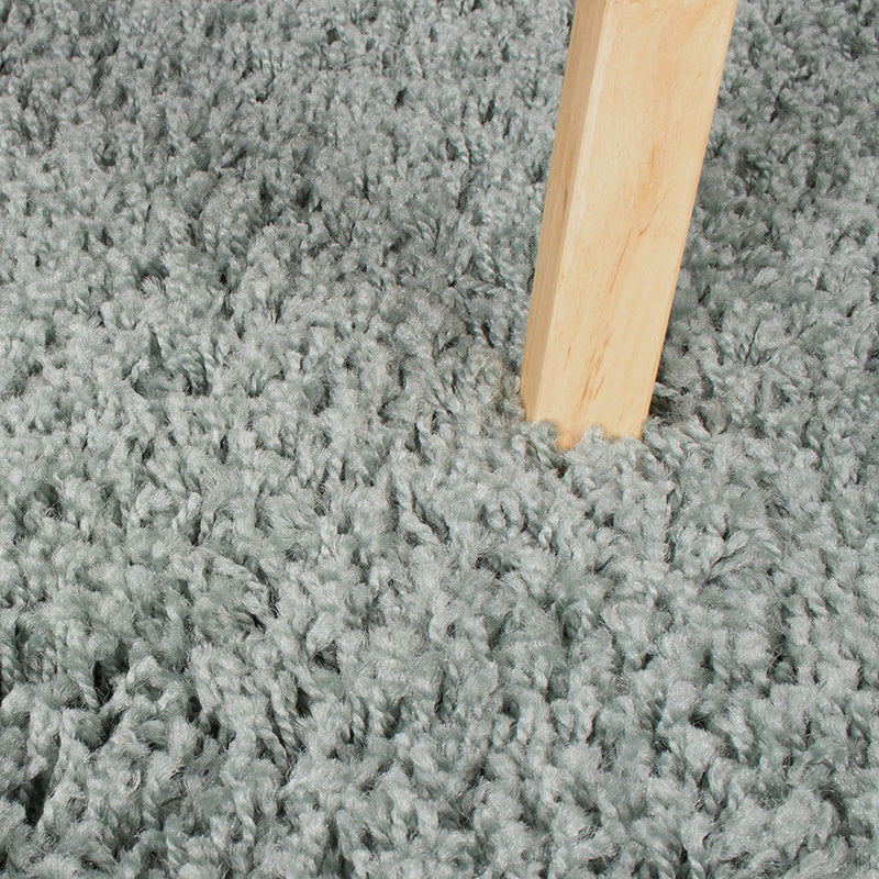 High-pile runner - Solid Blue/Green
