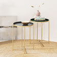 Side table - Ella gold green