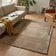 Wool rug - Isara Border Brown